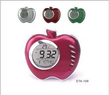 Apple electrical clock